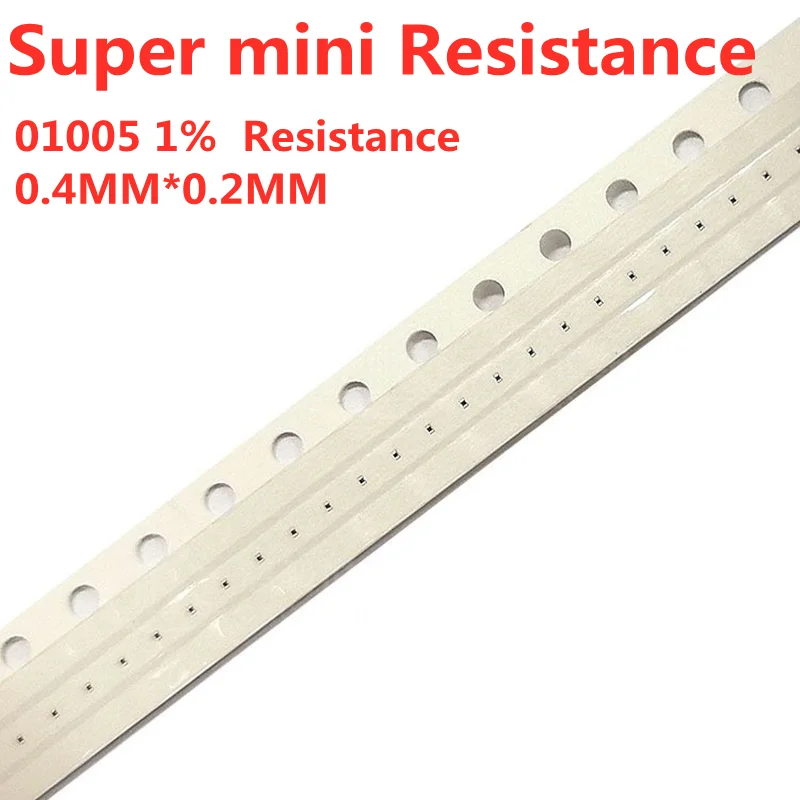 

100 шт., резистор 01005 SMD 1% 1/32 Вт 0R 2,2 3 10R 15R 22R 30R 33R 36R 43.2R 49.9R 51R 75R 100 Ом 130R 150R 200R 240R 680R