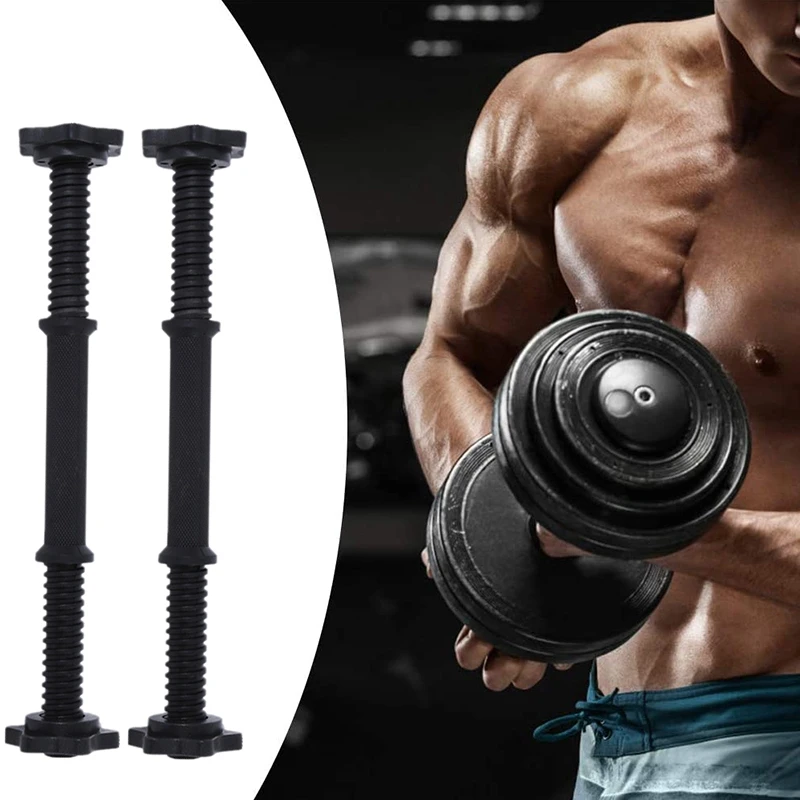 

Dumbbell Bars for Exercise Collars Weight Lifting Standard Adjustable Threaded Non Slip Dumbbell Handles,for Home Gym