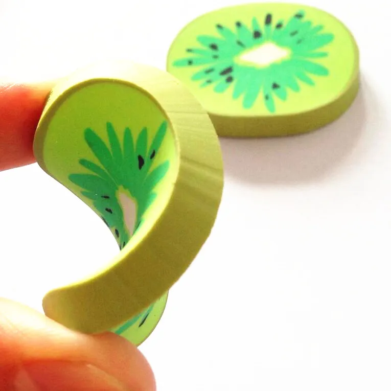Ластик Kawaii Kiwifruit 1 шт./лот хороший ластик для карандашей забавный подарок