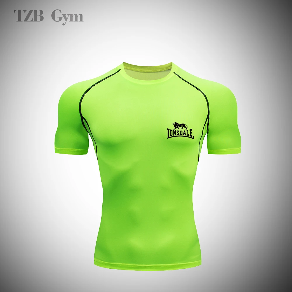 

Quick Drying Running Men's T-Shirt Gym Boxing Sanda Jogging Compression Sportswear Basketball Training Tights Men's Sportswear