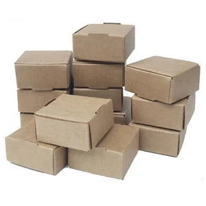 Новое поступление, 10 шт., миниатюрная коробка для имитации кукольного домика, коробка из крафт-бумаги, модель, аксессуары, игрушка