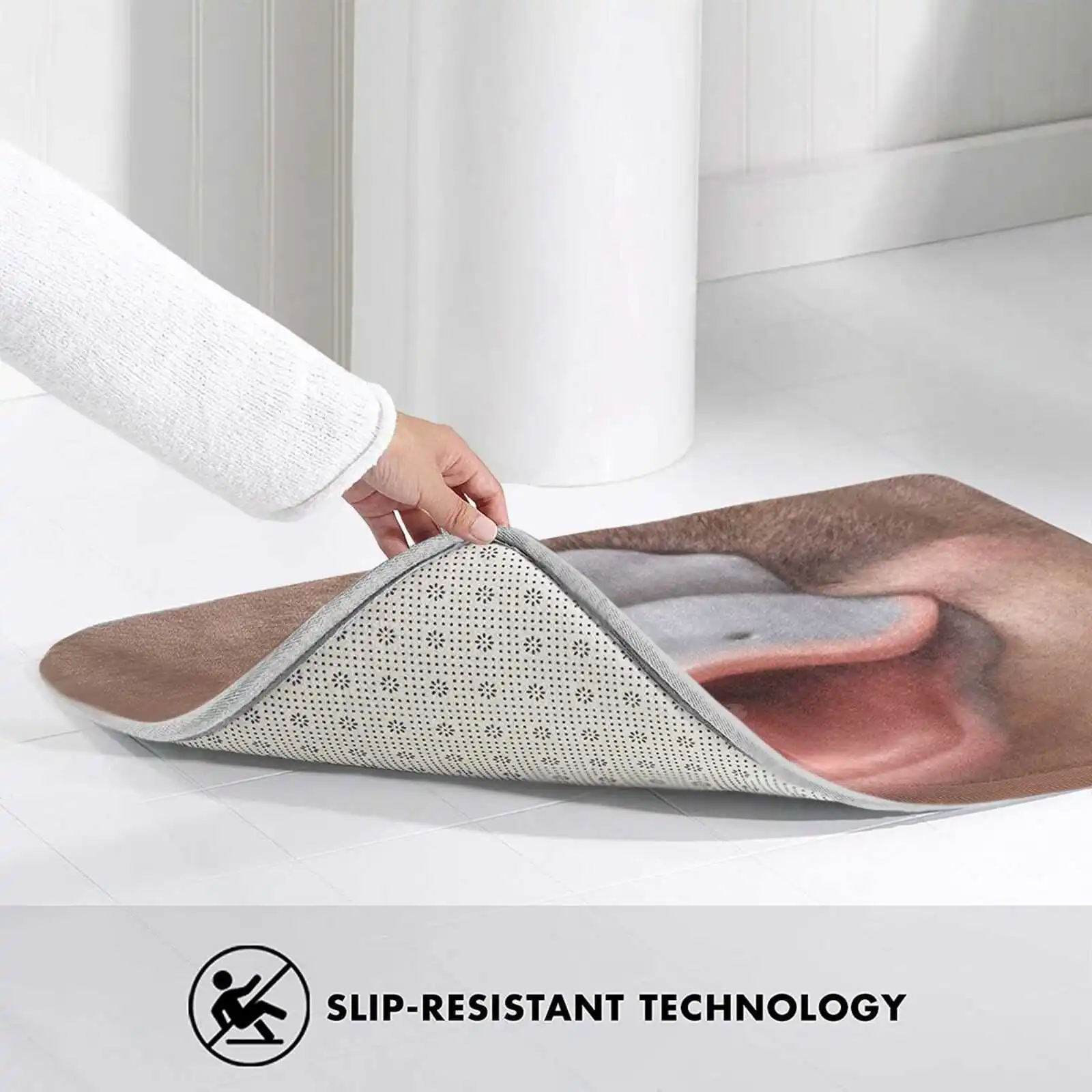 Удобный коврик для двери с забавным лицом подушка рта милая утка конос лицо