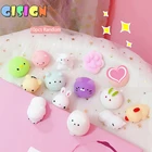 10 шт.компл. Mochi Squishy Toys Mini Squishies Kawaii Вечерние животные пасхальные подарки для детей игрушка для снятия стресса
