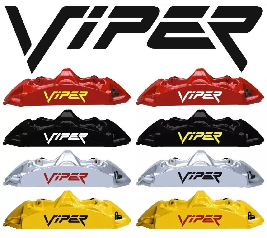 

Наклейка на тормозной суппорт Viper Hi Temp, набор из 6 шт. (любой цвет)