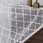 Тюлевая занавеска белого цвета с геометрическим узором для гостиной, Современная занавеска из тонкой ткани, оконная занавеска для спальни, кухни, драпировка, жалюзи
