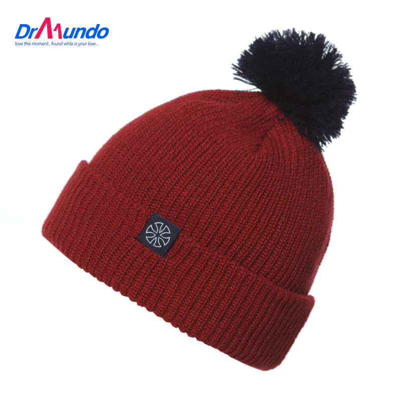 Gorros зимние шапки для катания на сноуборде облегающие теплые головные уборы