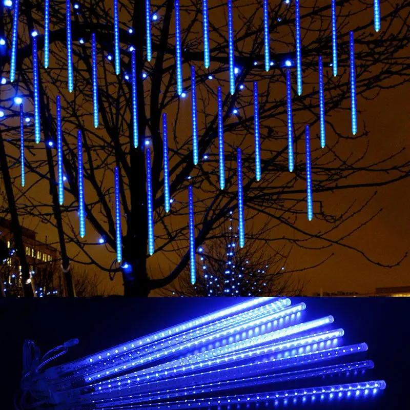 Метеоритный дождь падающая звезда/дождь капля/сосулька снег светодиодный