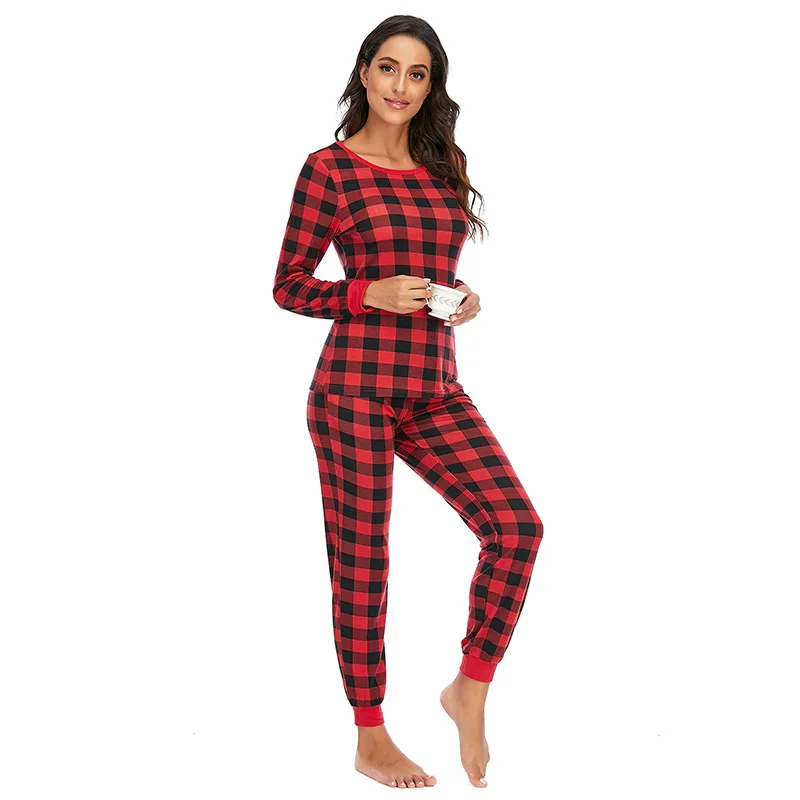 Autumn Winter Women's Pajamas Long-sleeved Trousers Warm Comfortable Casual Home Wear Pajama Set Women Sleepwear Pijamas Women