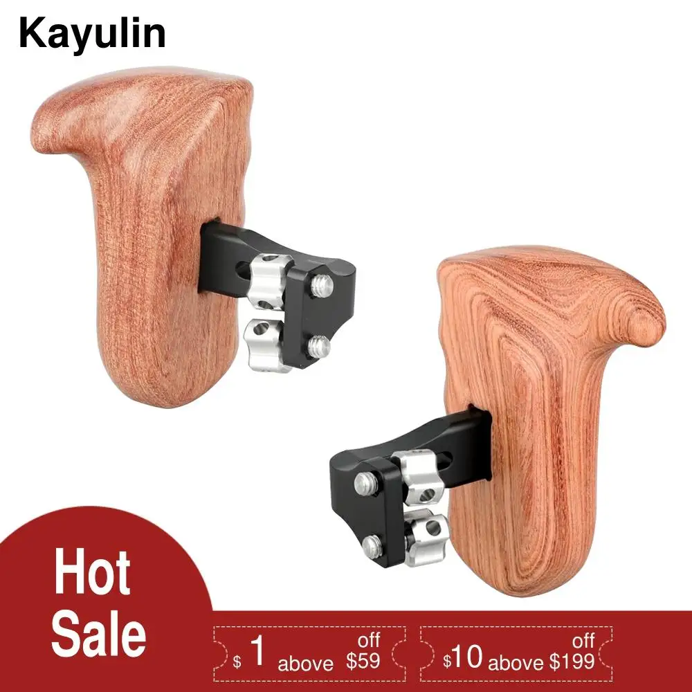 Деревянная рукоятка Kayulin с инвертируемым резьбовым соединением 1/4 "для