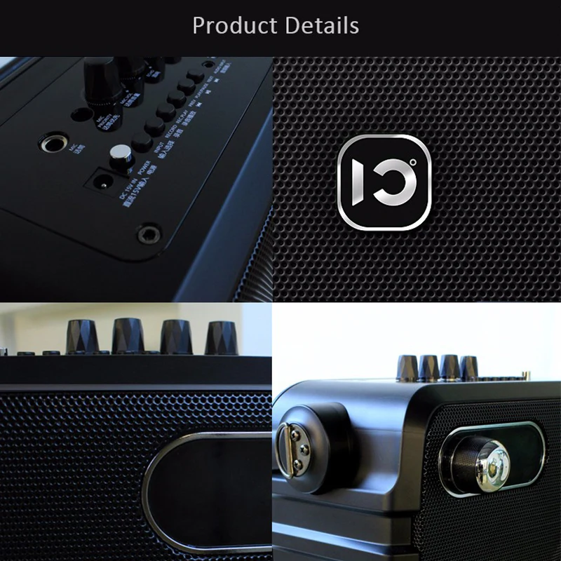 Инструмент вход эхо динамик UHF высокой мощности 30 Вт караоке плеер беспроводной