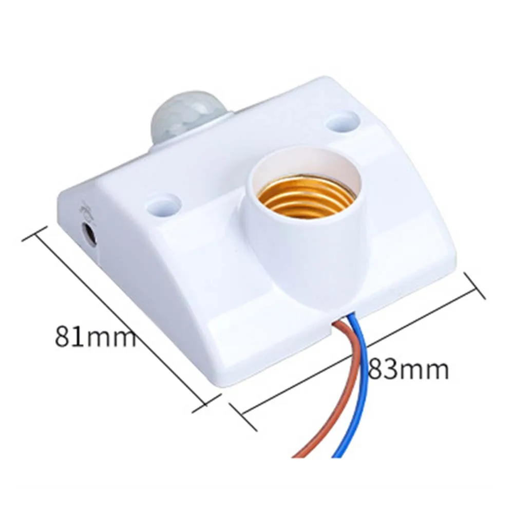 

E27 Lamp Holder Infrared Motion PIR Sensor Automatic LED Light Lamp Holder Switch DQ-Drop