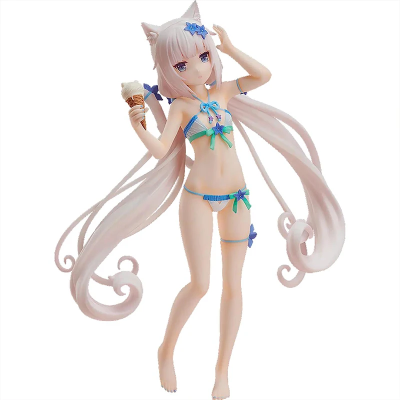 

Nekopara Vanilla Swimsuit Anime Figure Pvc Model Cartoon Toy Anime Toys Gift Collectible Model Toys Desktop Ornaments