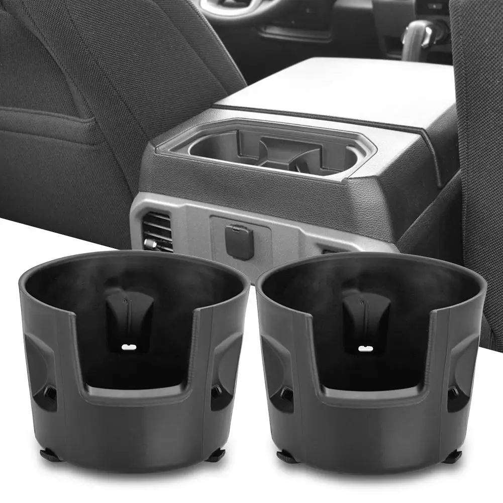 

Split Bench Center Seat Rear Cup Holder Insert Liners Portable Front Drink Holder Car Accessories for Ford F-150 F150 15-18