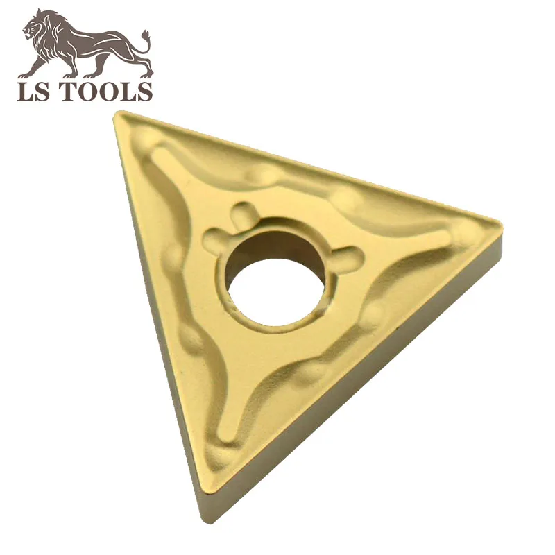 

LS TOOLS Lathe External Turning Tools Caribide Inserts TNMG160404 TNMG160408 MA Turning Inserts Blade for steel metal