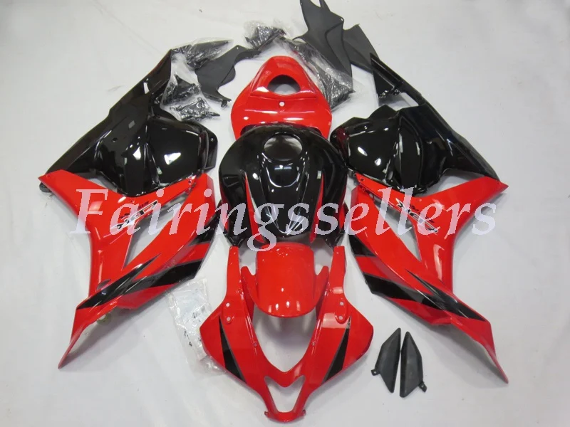 Gloss Red Black Топ впрыска ABS Полный комплект обтекателя подходит для Honda CBR600RR F5 2009 2010 2011 2012 Обтекатели блеск красный синий белый - Цвет: Gloss Red Black