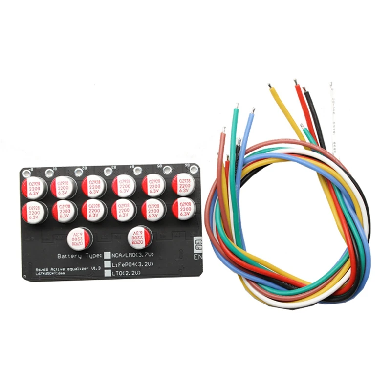 Balancer 5A 6S LiFePo4 Li-Ion Ver Battery Active Equalizer Energy Transfer Board Balance | Электроника