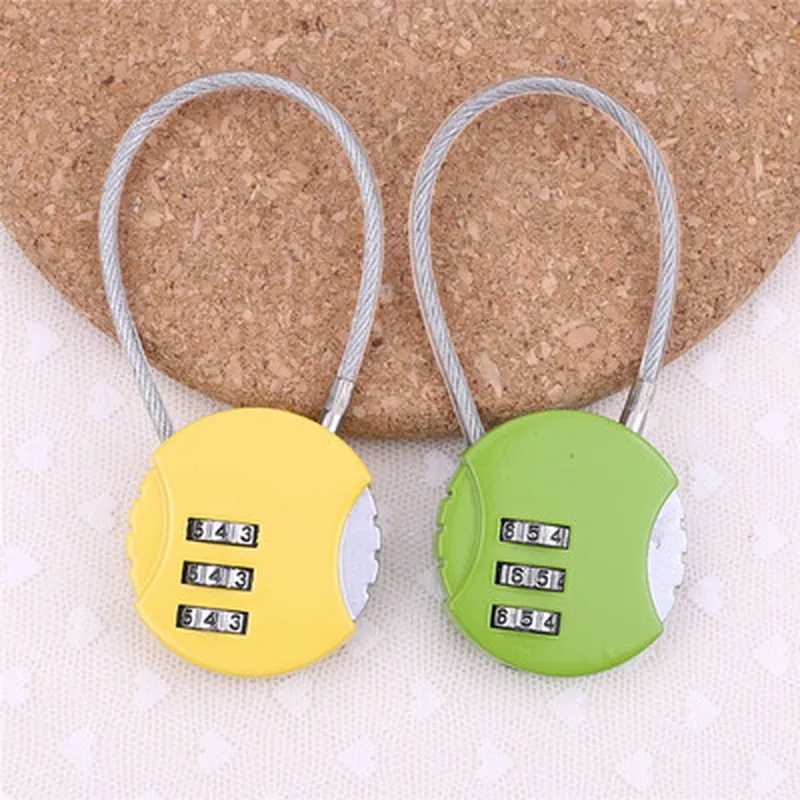 1 шт. мини замок для чемоданов с 3 цифрами 21B|Принадлежности путешествия| |