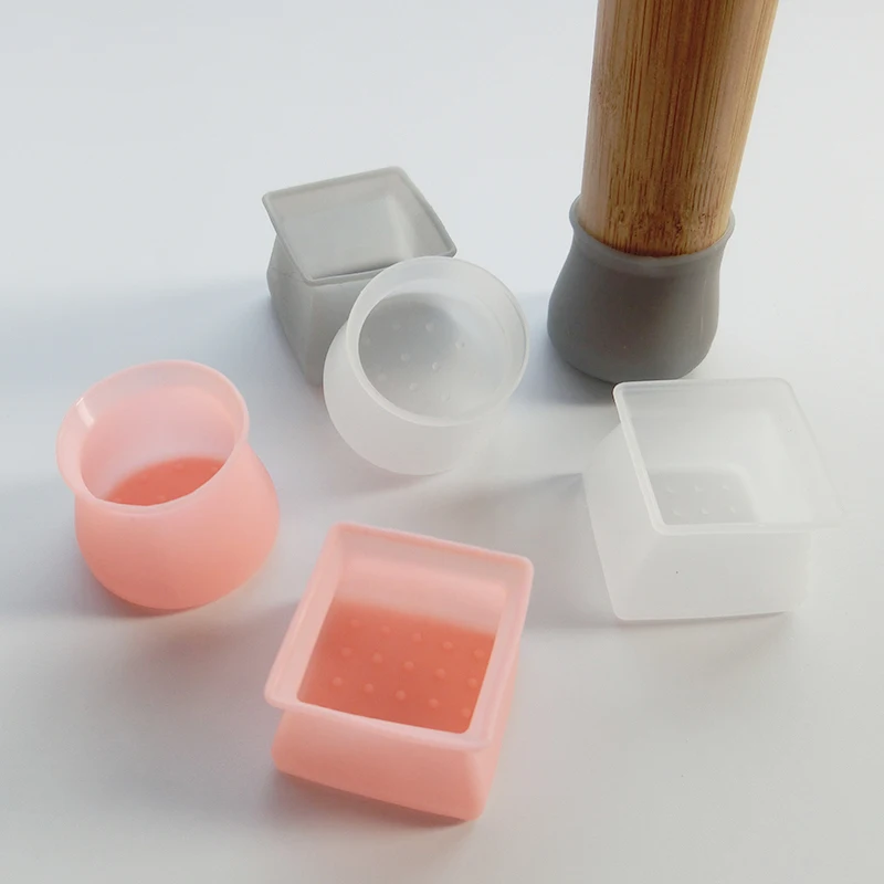 4 шт./компл. силиконовые накладки на ножки стола мебельные нескользящие защитные