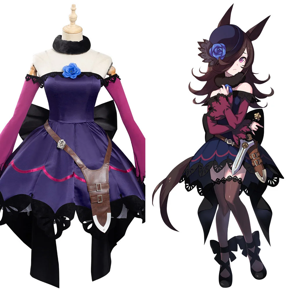 

Anime Umamusume Pretty Derby Cosplay Rice Shower Dress Costumes Halloween Carnival Custom Make
