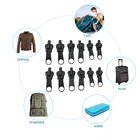 Универсальная мгновенная застежка-молния 12 шт.компл. набор для мгновенной фиксации застежки-молнии Сменные молнии-ползунки спасательные молнии для шитья одежды сумка