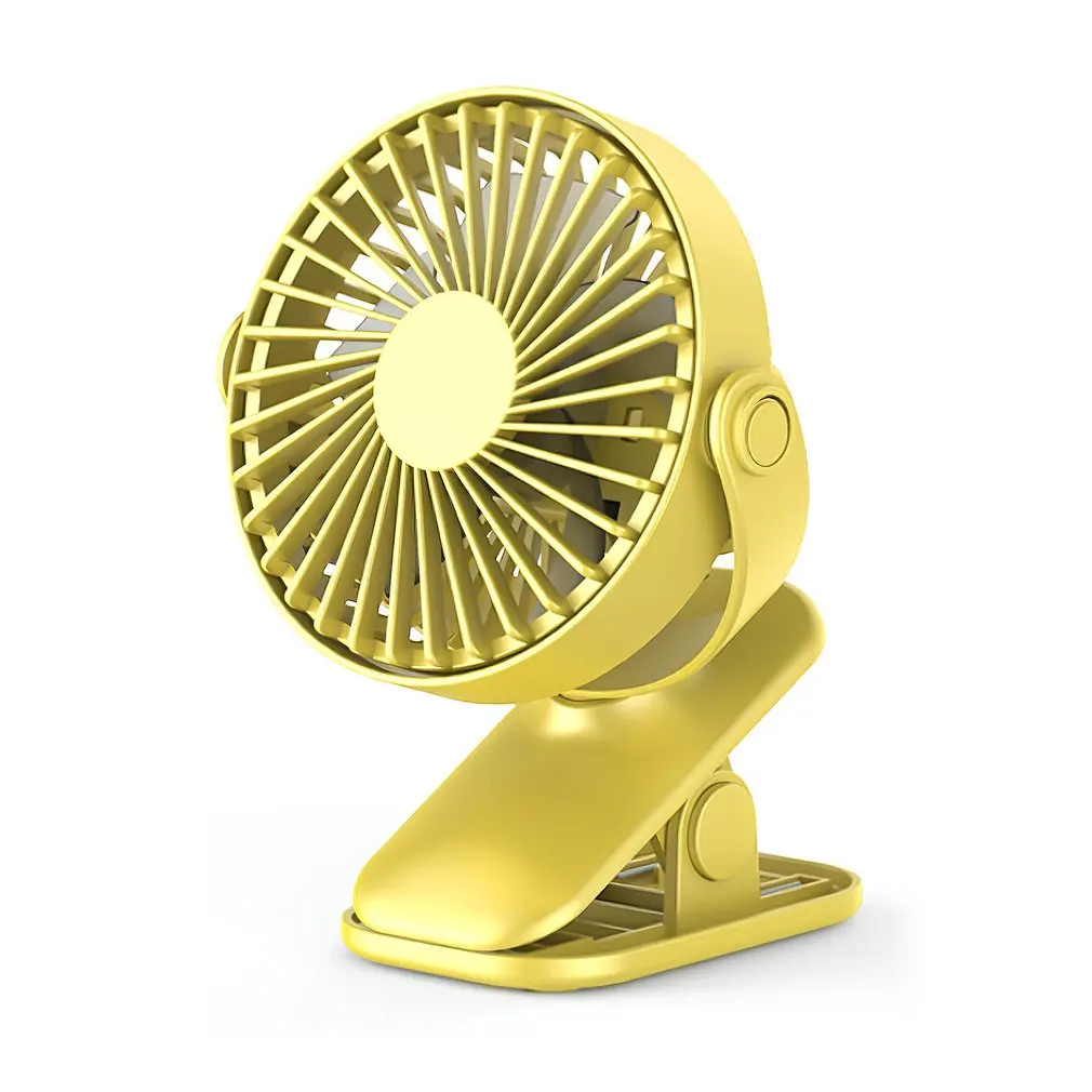 

Portable USB Table Fan Clip-on Type Rechargeable Mini Desk Fan 360 Degree Rotation Adjustable Clip-on Fan