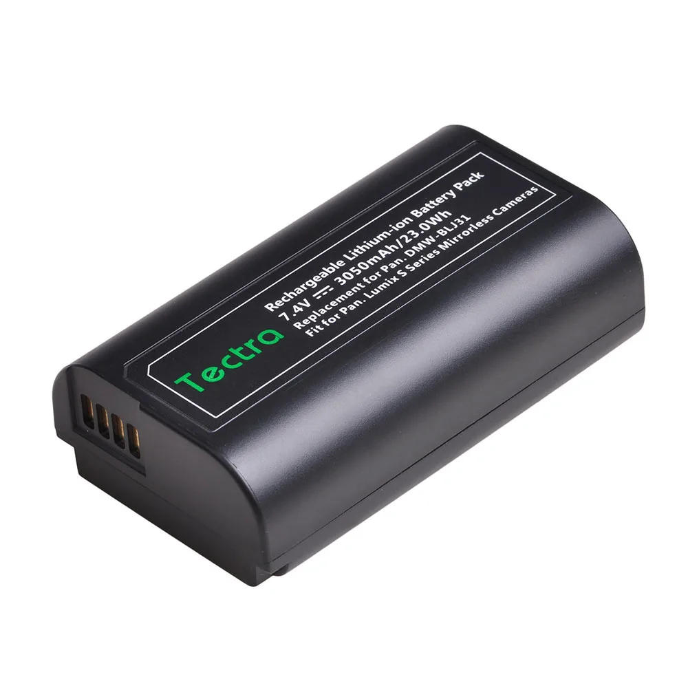 1 battery 3050 мАч DMW-BLJ31 батарея для Panasonic LUMIX S1, S1R, S1H беззеркальных камер DMWBLJ31 батарея - Цвет: 1 battery