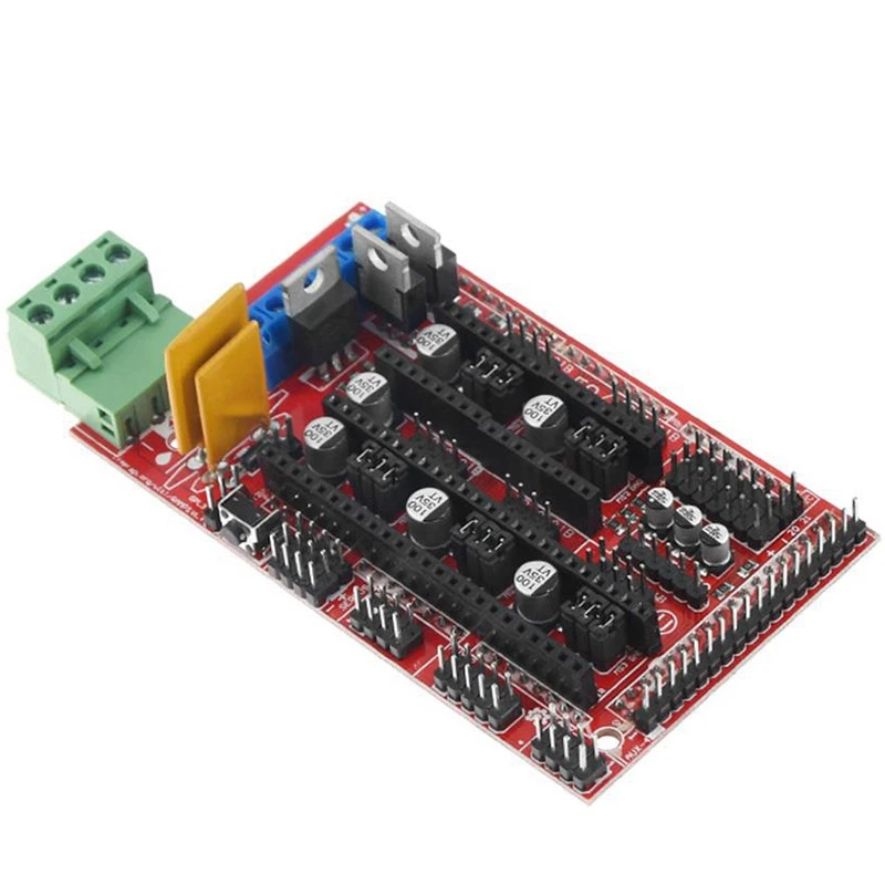 1 шт. Mega 2560 R3 Ch340 + Ramps 4 контроллер 5 A4988 шаговый модуль драйвера 12864 для 3D принтера |