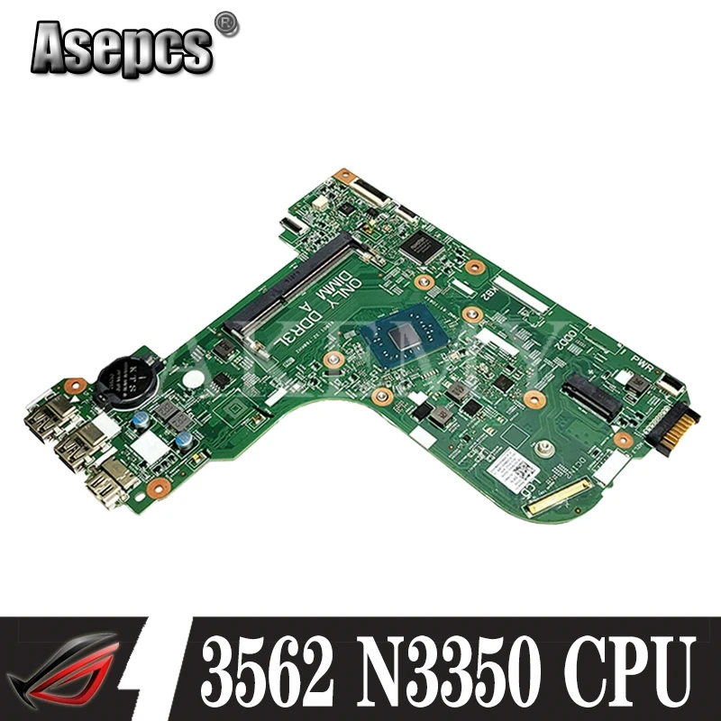 

For DELL INSPIRON 3462 3562 SERIES INTEL CELERON N3350 PROCESSOR MOTHERBOARD G7MW2