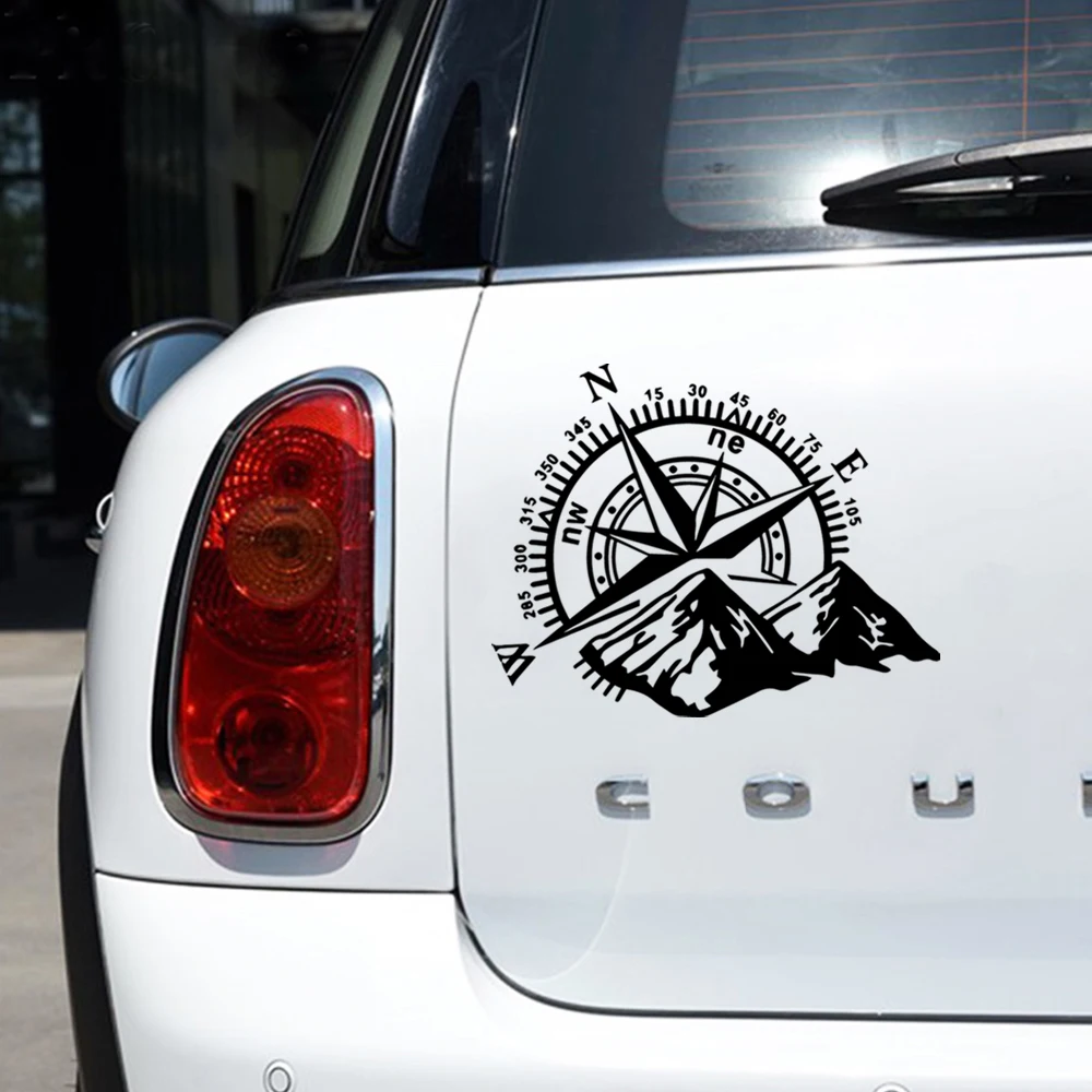 

Hot Sale Car stickers Mountain Compass for the car body window sticker car accessories car decoration