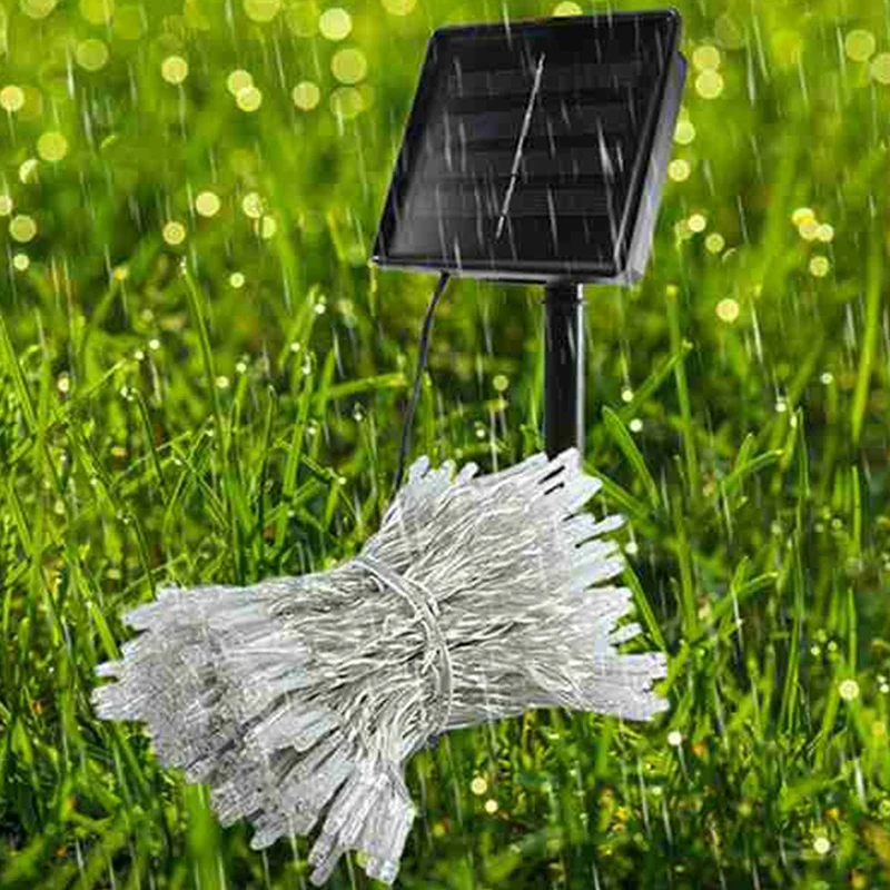 

Solar Curtain String Light Outdoor Waterproof LED Light Holiday Decor