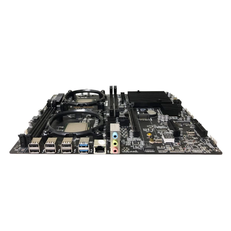 

B2RD X58 Dual V1.0 Desktop Motherboard NVME M.2 Interface for CPU Set DDR3 * 4 Memory Slot Low Power Express 16X USB 2.0 Slot