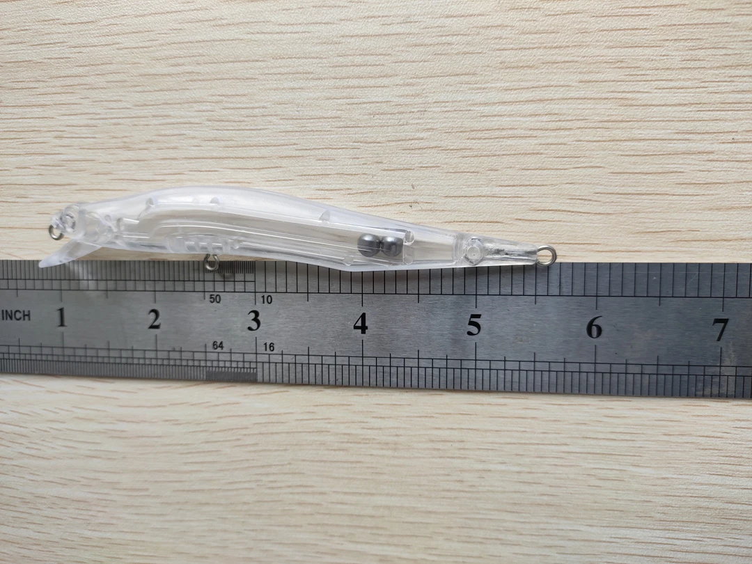 10 шт. Неокрашенная рыболовная приманка тело гольян твердые приманки рыболовный