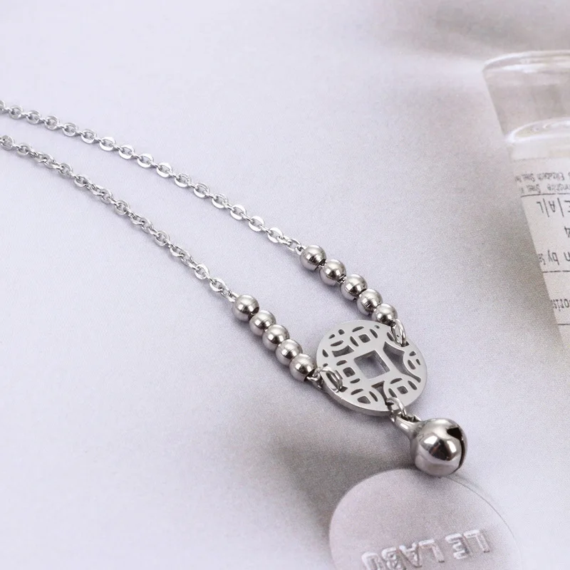 2019 титановые полые китайские старинные монетные колокольчики очаровательные