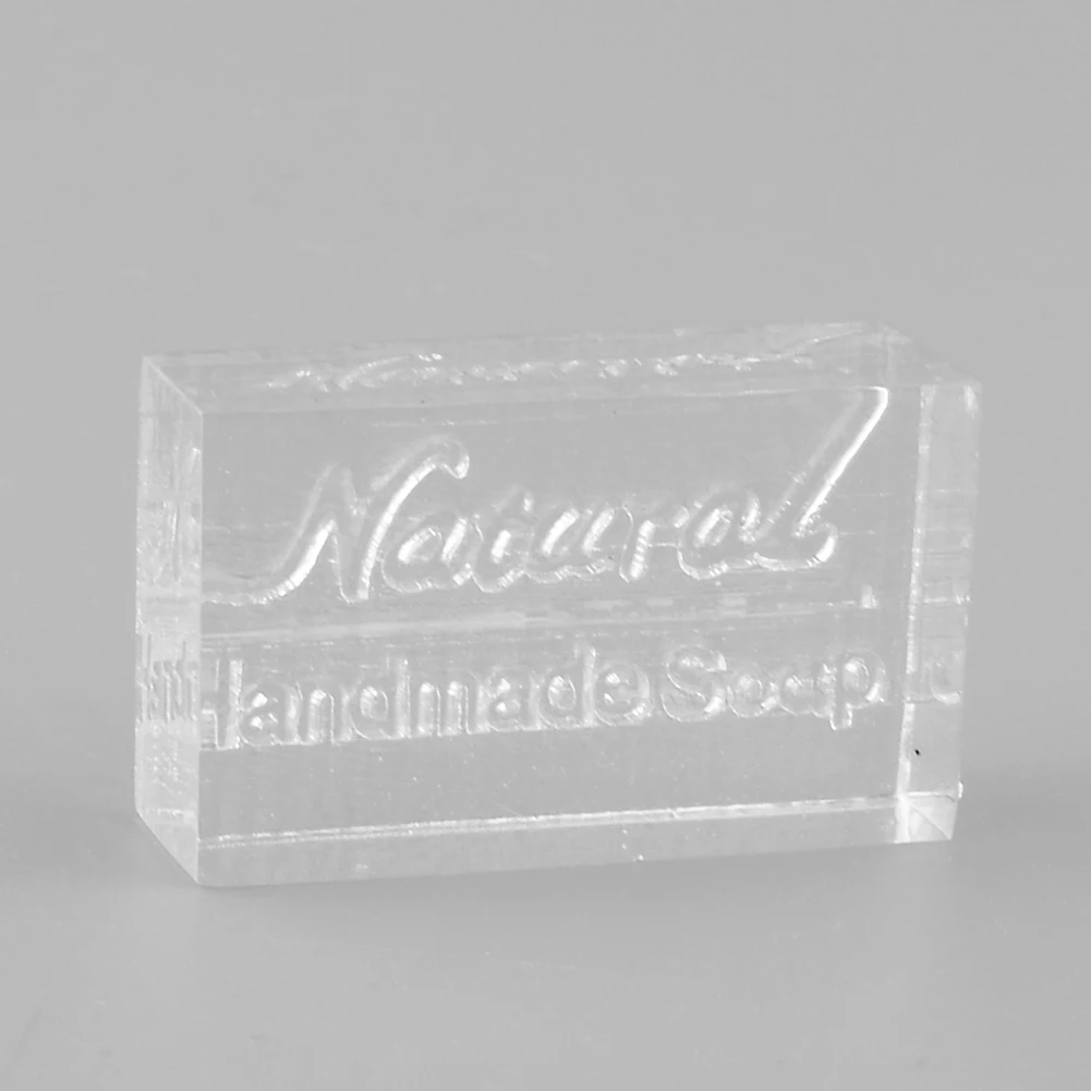 Акриловый натуральный дизайн ручной работы мыло штемпель для тиснения Печать