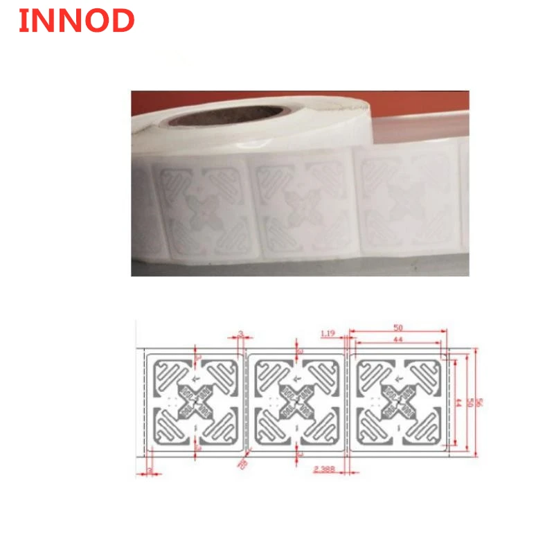 Free impinj h47 chip long middle range gen2 epc пассивные uhf метки stikcers Monza Paper UHF RFID наклейки 840-960 МГц |