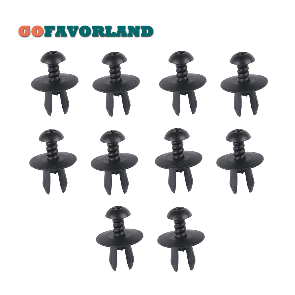 

10Pcs Upper Protector Cover Spoiler Bumper Retainers Clips 51168197908 For BMW Mini 1992-2014 318i 1992-1998 325i 2001-2006 330i