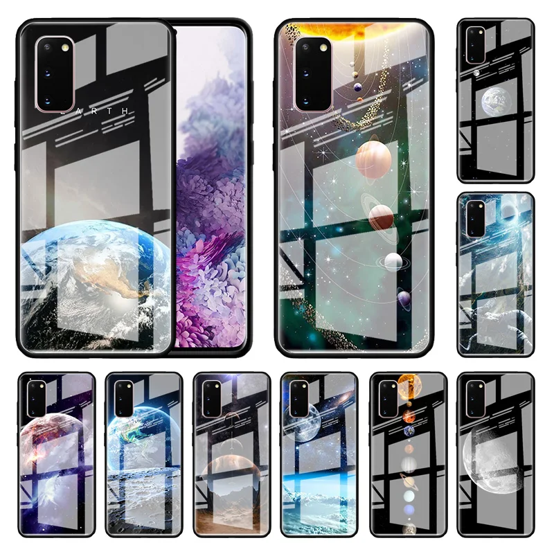 Тестовый стеклянный чехол для Samsung Galaxy S10 S20 Ultra 5G S9 Plus S8 Note 8 9 10 Lite закаленное