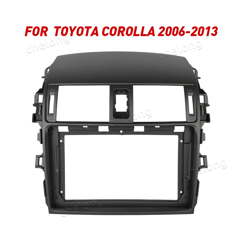 Рамка для приборной панели автомобиля 2Din подходит Toyota Corolla 2006-2013 комплект