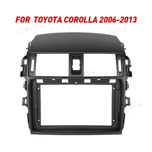Рамка для приборной панели автомобиля 2Din, подходит для Toyota Corolla 2006-2013, комплект для автомобильной DVD GPS панели, монтажная рама, облицовка, облицовка