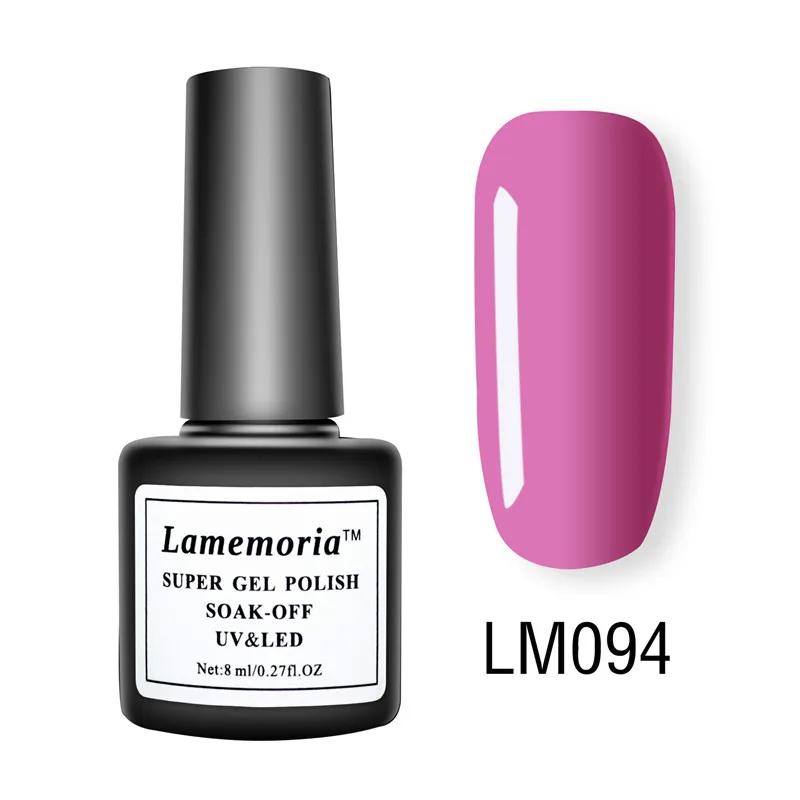 LM-94 Lamemoria лак для ногтей гель Vernis Перманентный стойкий УФ 36 цветов гель для маникюра праймер верхнее покрытие блеск для ногтей - Цвет: LM-94