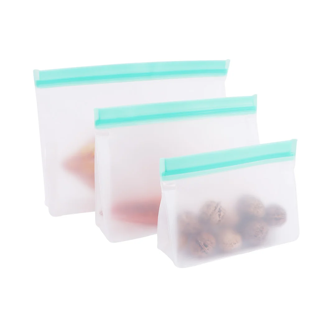 Многоразовый пакет для хранения пищевых продуктов PEVA улучшенный герметичный