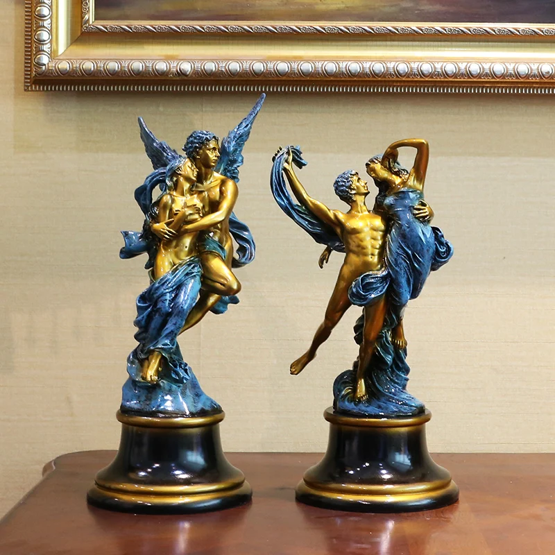 Современная романтическая Европейская Греческая богиня украшение Ангел статуя