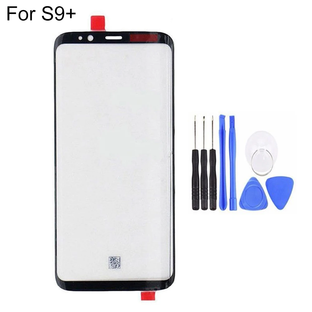 Сменное Переднее стекло для Samsung Galaxy S9 S9Plus переднего экрана внешнее ремонта +