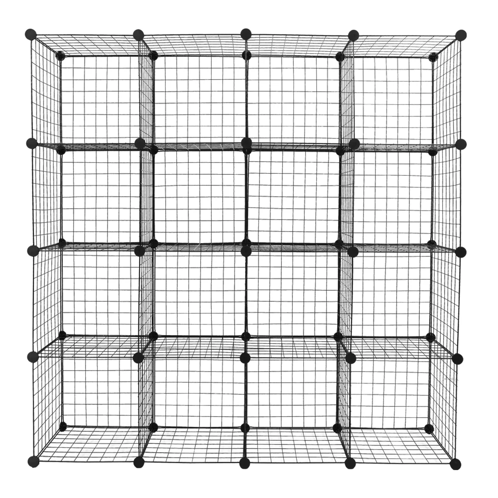 16 кубический Органайзер полки для хранения кубиков оригами металлическая сетка