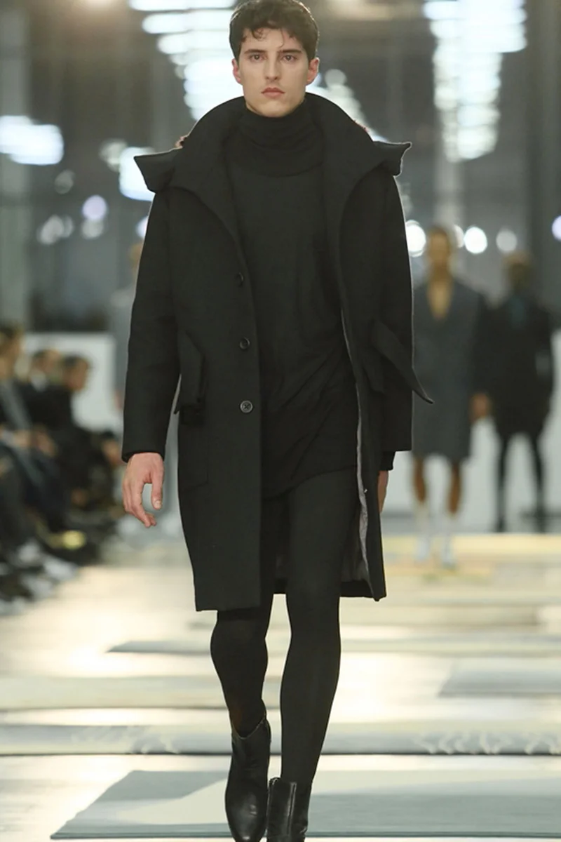 Men's woolen coat 2020 autumn and winter youth fashion Rex rabbit fur collar casual simple slim windbreaker jacket | Мужская одежда