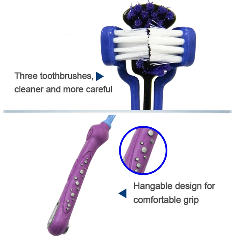 Зубная щетка для собак трехзубная чистки зубов собаки| |