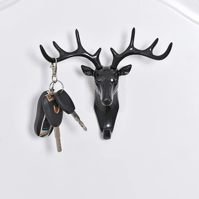 Deer Head Elephant Hook Wall Hanging Shelf Room Organizer Storage Rack Bathroom Accessories Bedroom Coat | Дом и сад