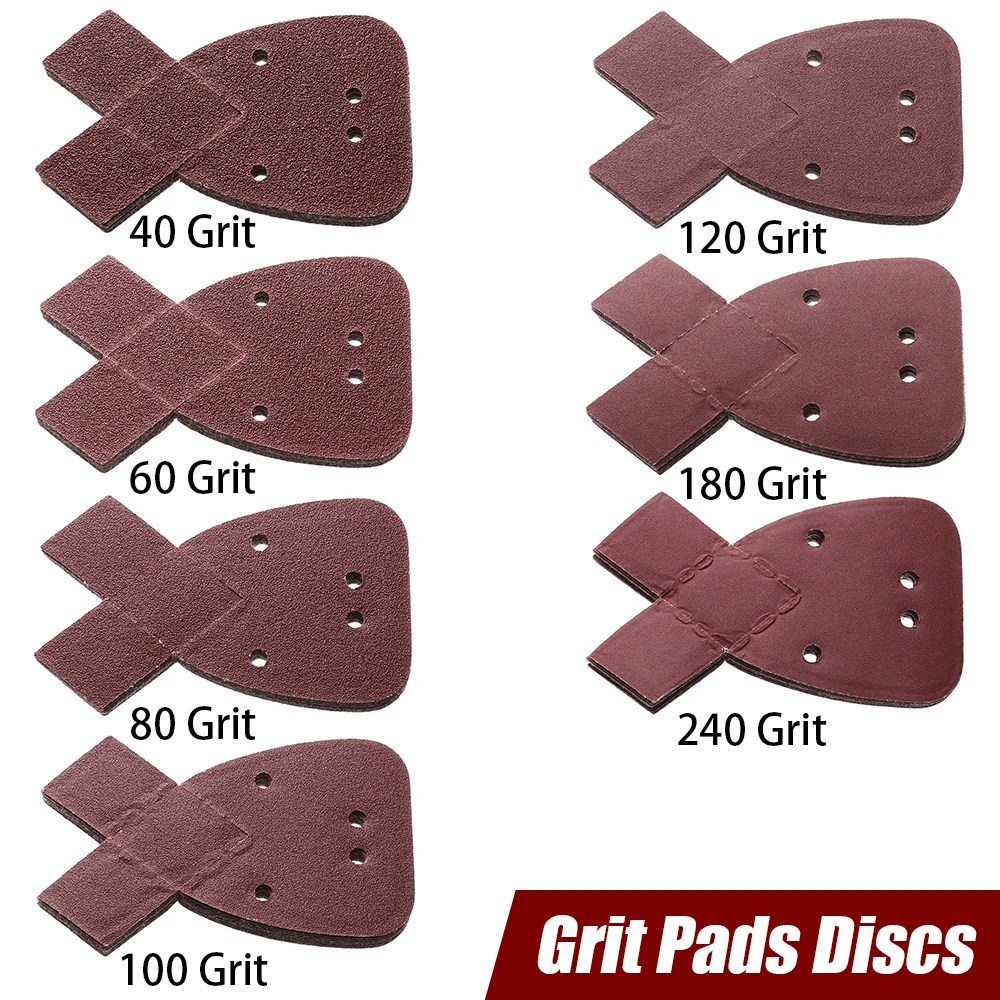 10 шт. шлифовальный станок для шлифования наждачной бумагой набор из 40/60/80/100/120/180/240