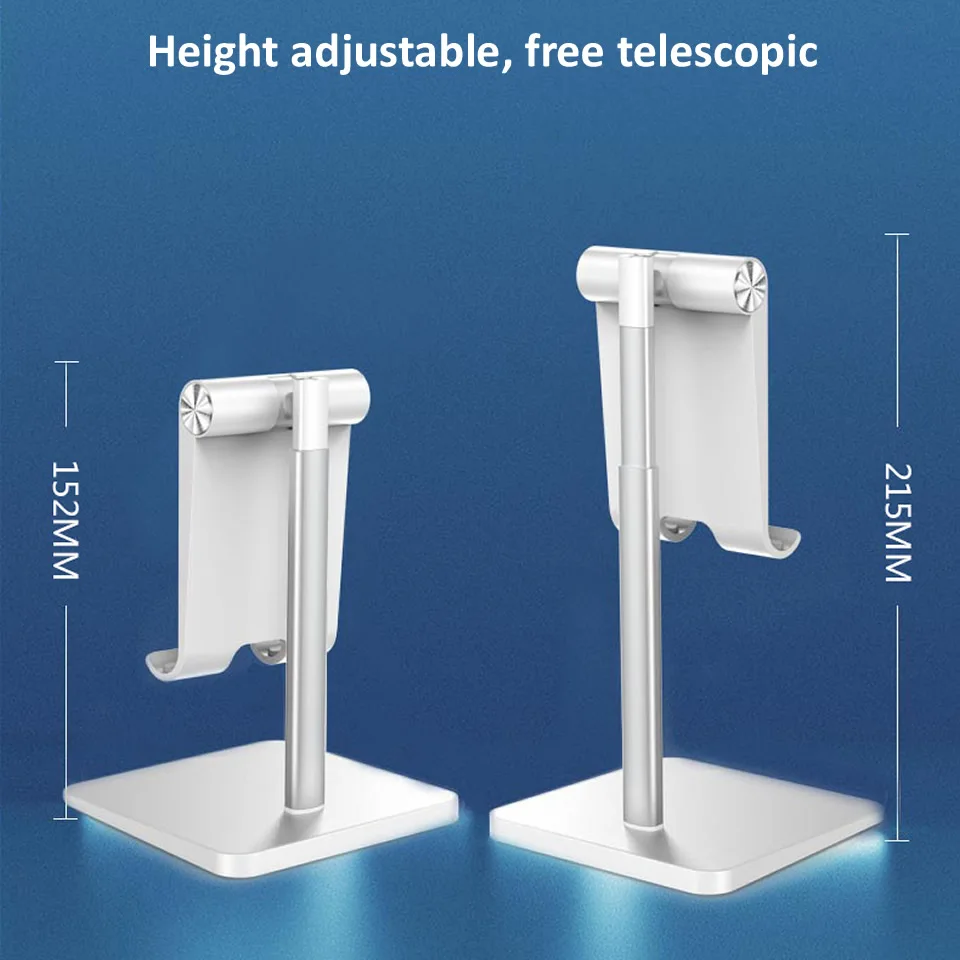 outmix alloy desktop tablet stand phone holder adjustable tablet mobile phone support desk mount for ipad air pro 12 9inch stand free global shipping