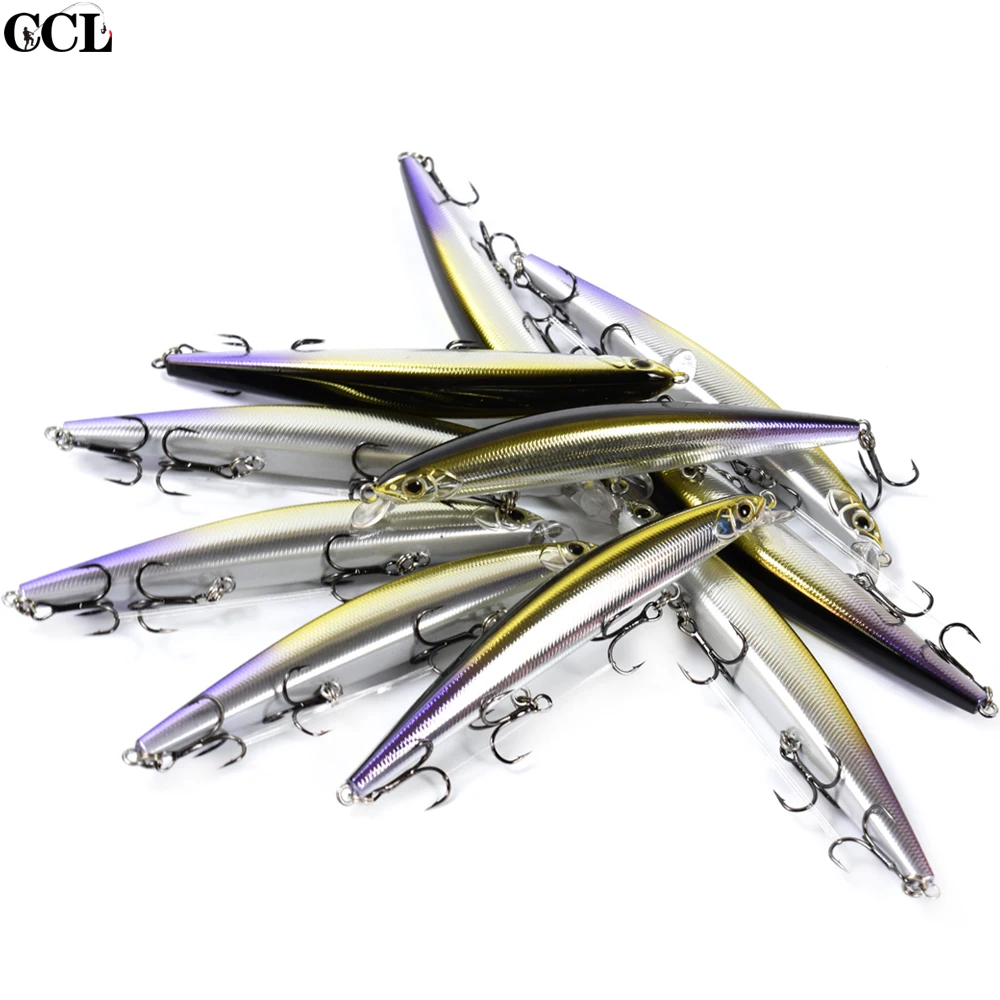 

CCLTBA High Quality Suspending Minnow Bait 110mm 11g Long Cast Tungsten Weight Wobblers Jerkbait Minnow Fishing Lures